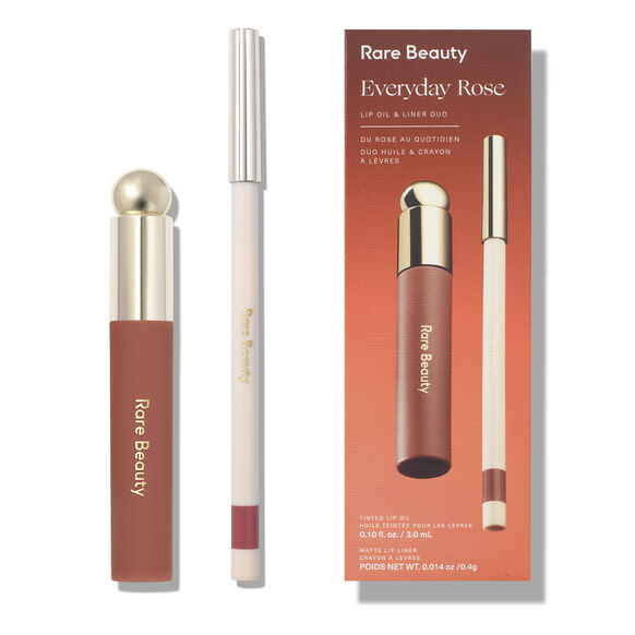 RARE BEAUTY | EVERYDAY ROSE LIP OIL & LINER DUO