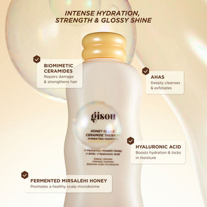 GISOU | HONEY GLOSS CERAMIDE THERAPY HYDRATING SHAMPOO
