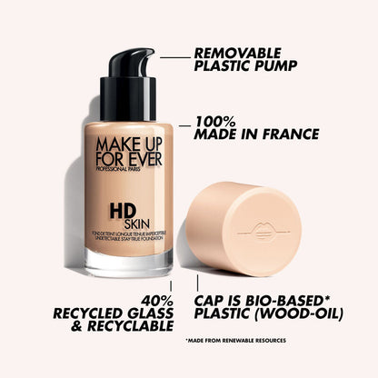 MAKE UP FOR EVER | HD SKIN UNDETECTABLE STAY-TRUE FOUNDATION