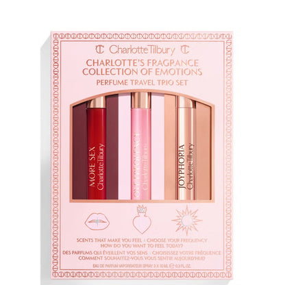 CHARLOTTE TILBURY | COLLECTION OF EMOTIONS PERFUME TRAVEL TRIO SET
