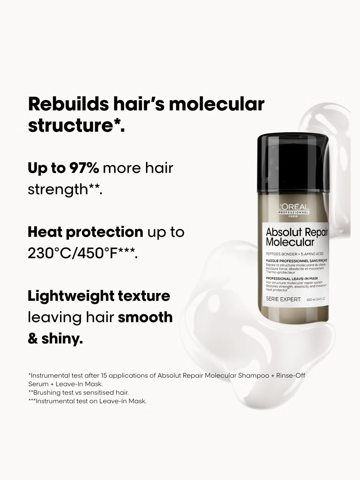 L'OREAL PARIS | SERIE EXPERT LEAVE-IN MASK ABSOLUTE REPAIR MOLECULAR