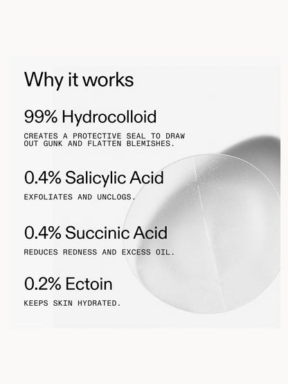 THE INKEY LIST | HYDROCOLLOID INVISIBLE PIMPLE PATCHES (22 PATCHES)