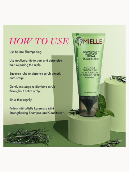 MIELLE | ROSEMARY MINT CLARIFYING SUGAR SCALP SCRUB