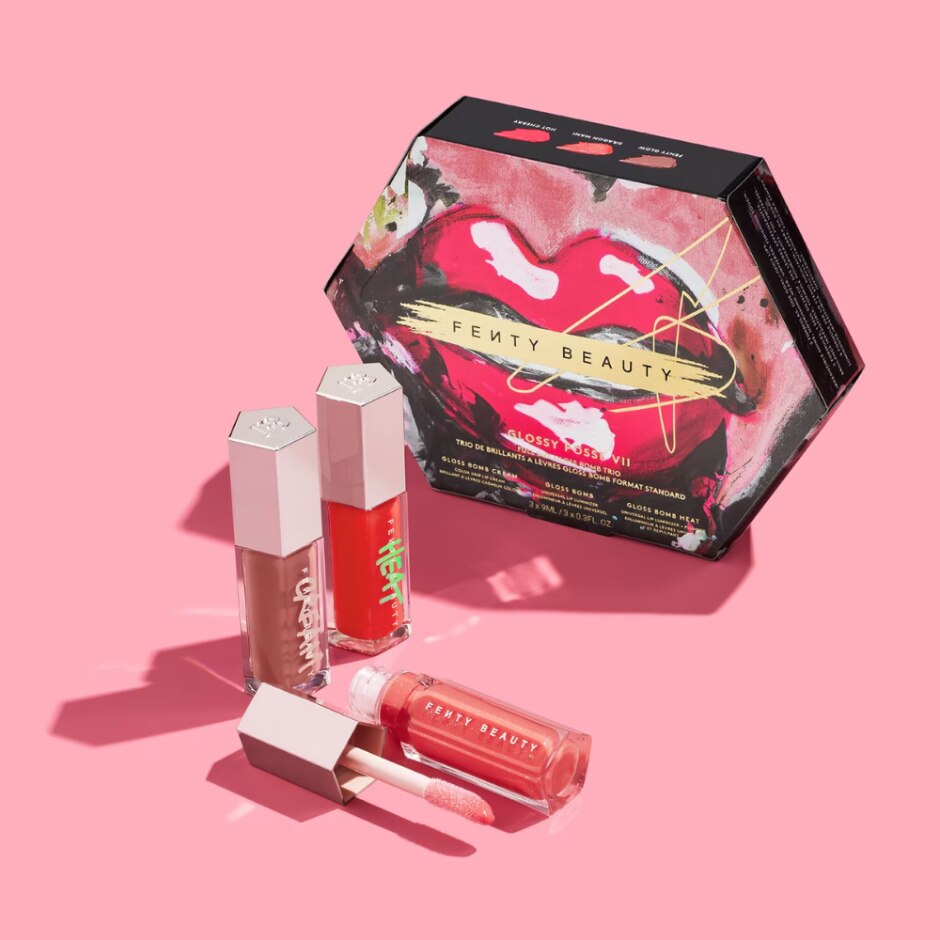 FENTY BEAUTY | GLOSSY POSSE VII FULL-SIZE GLOSS BOMB TRIO