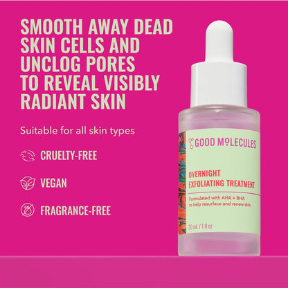 GOOD MOLECULES | OVERNIGHT EXFOLIATING TREATMENT