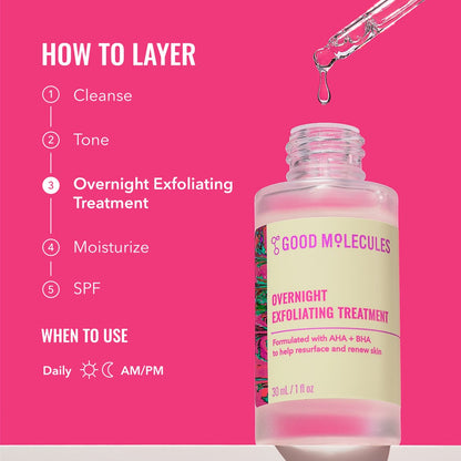 GOOD MOLECULES | OVERNIGHT EXFOLIATING TREATMENT