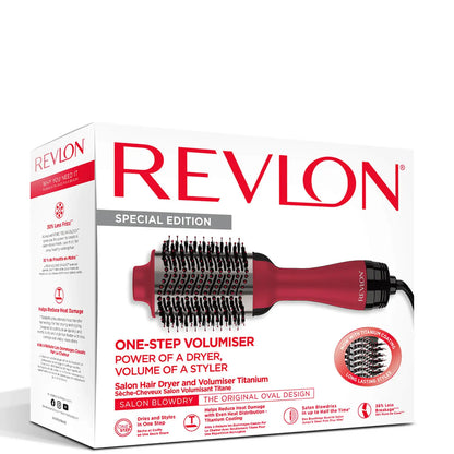 REVLON | ONE-STEP HAIR DRYER AND VOLUMISER TITANIUM EDITION