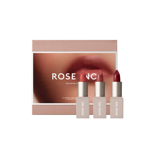 ROSE INC | THE SATIN LIP TRIO