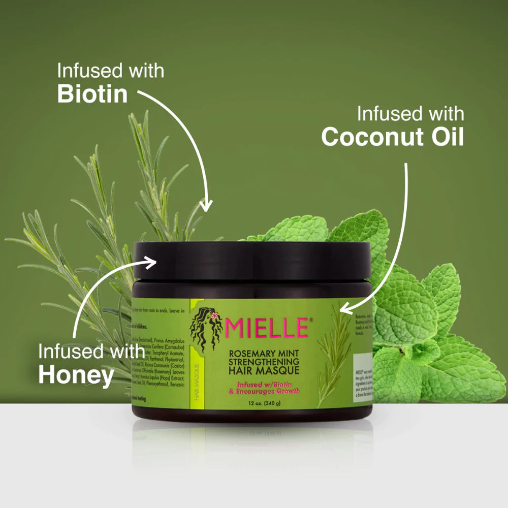 MIELLE | ROSEMARY MINT STRENGTHENING HAIR MASQUE